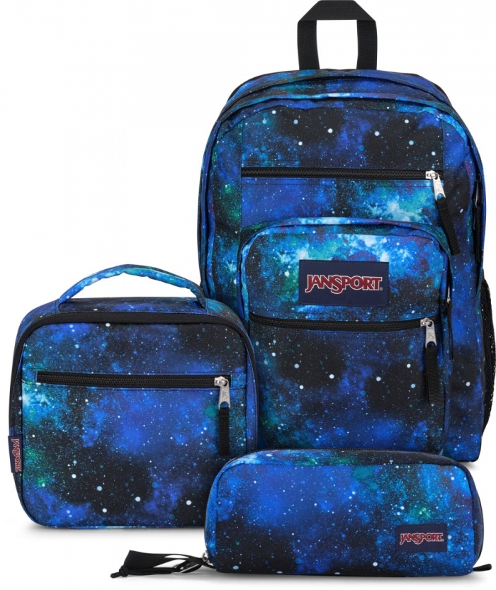Jansport Big Student Cyberspace Galaxy Bundle - Cyberspace Glxy