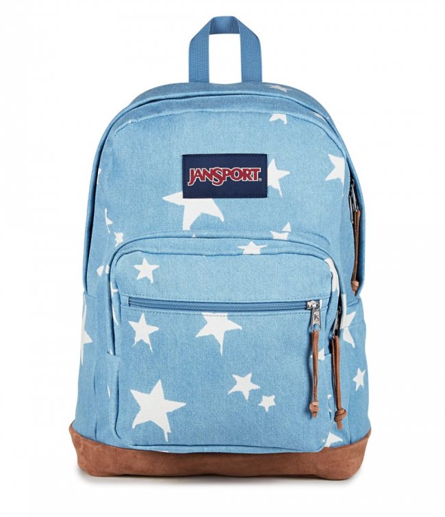Jansport Right Pack - Discharge Denim Star Jansport Right Pack - Discharge Denim Star