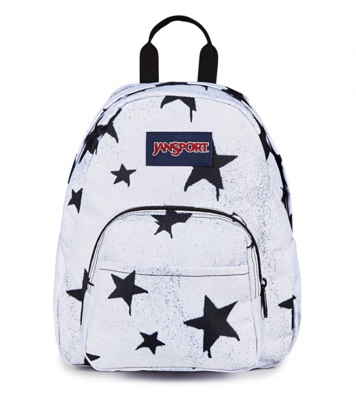 Jansport Half Pint Mini Backpack - Sprayed Stars Black